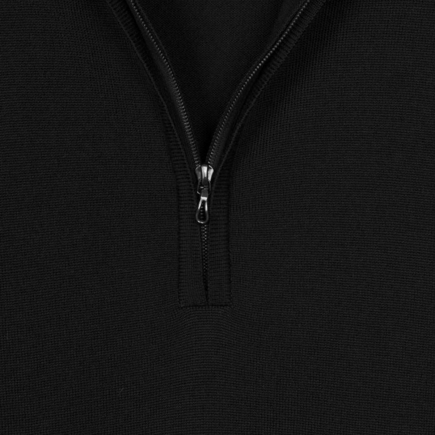 John Smedley Tapton Pullover Half Zip Mock Turtle Neck Sweater