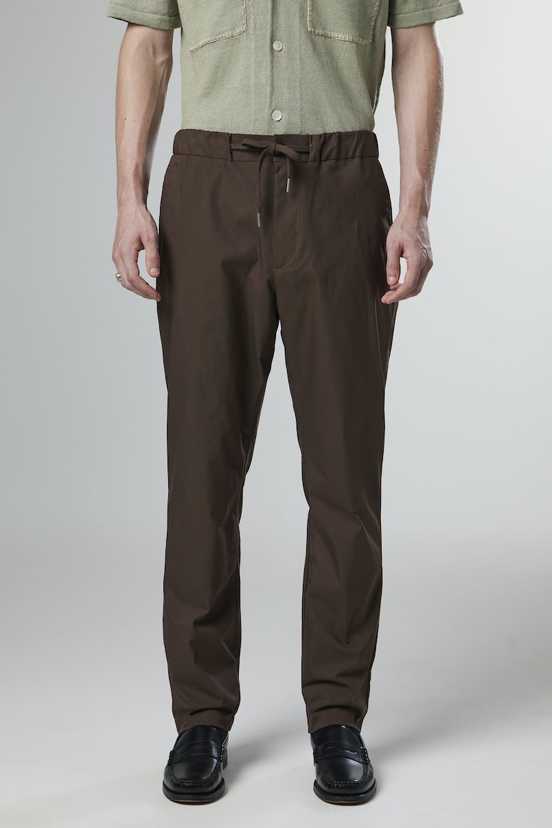 NN07 Hugh Cotton Blend Drawstring Trouser
