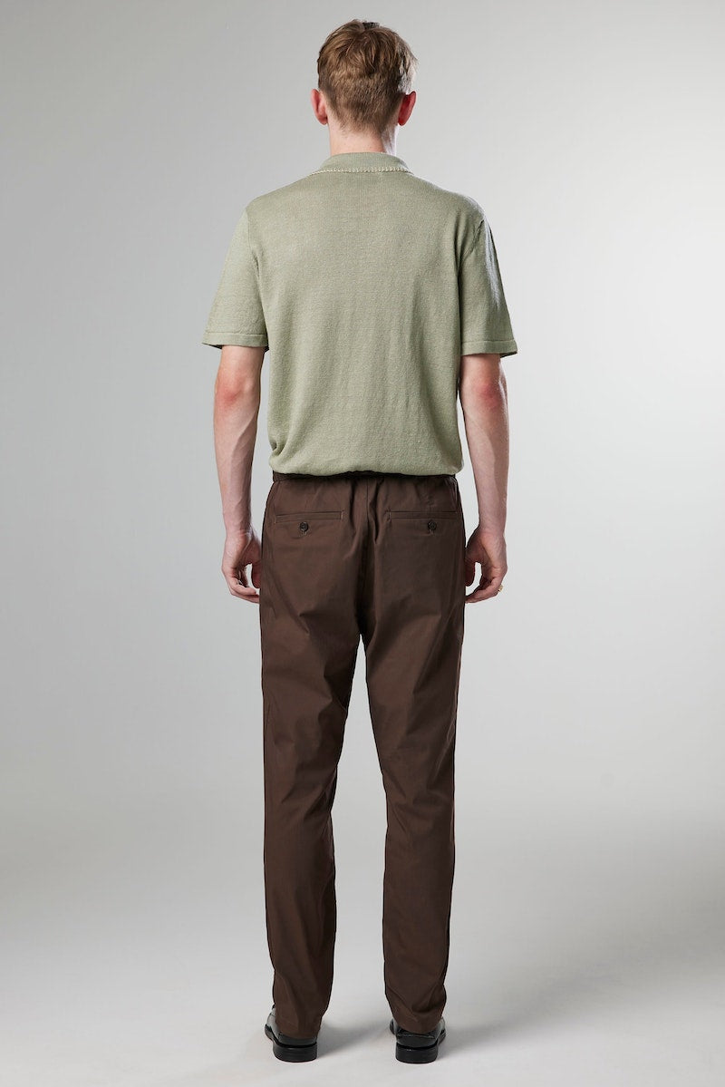 NN07 Hugh Cotton Blend Drawstring Trouser
