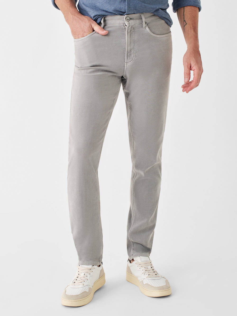 Faherty Stretch Terry Pant - Iron