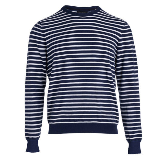 Naadam Textured Striped Crew